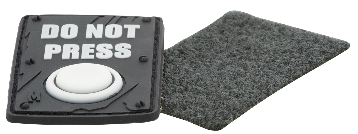 Maxpedition Rubber Patch DO NOT PRESS Glow